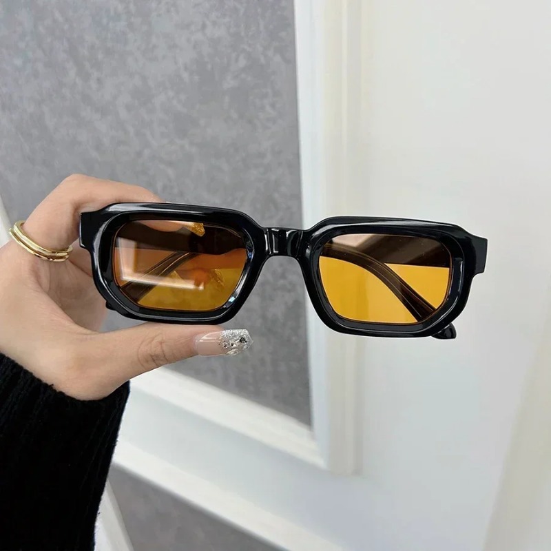 Designer Sunglasses - Óculos de sol retangulares de luxo,
