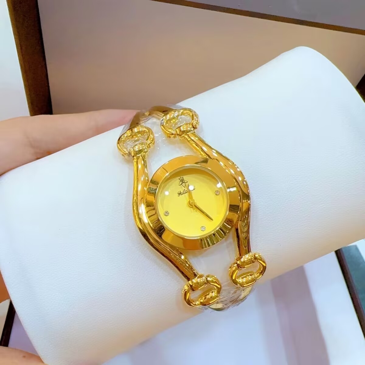 Gold Plated Jewelry - Novo relógio francês dubai banhado a