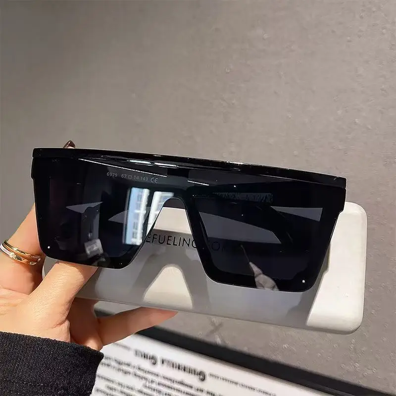Designer Sunglasses - Óculos de sol quadrados vintage, modelo
