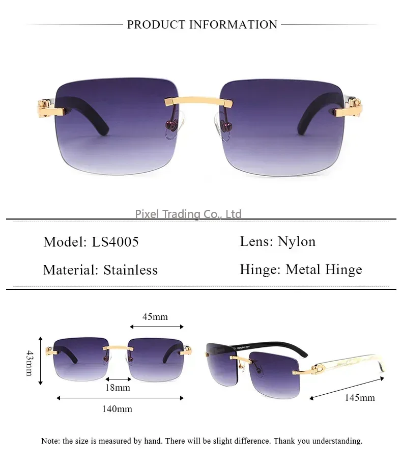 Óculos de sol sem armação, mod - Sunglasses Uv400 avaliação e preço