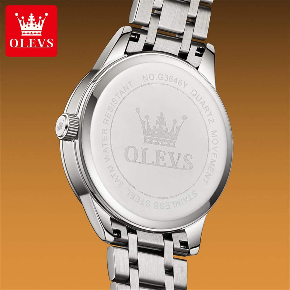 Olevs fase da lua relógios mas - Luxury Watch Men avaliação e preço