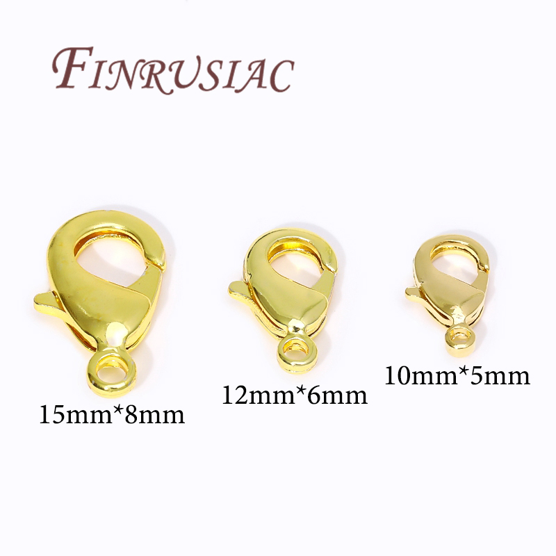 Fechos de Lagosta Banhados a O - Gold Plated Jewelry avaliação e preço