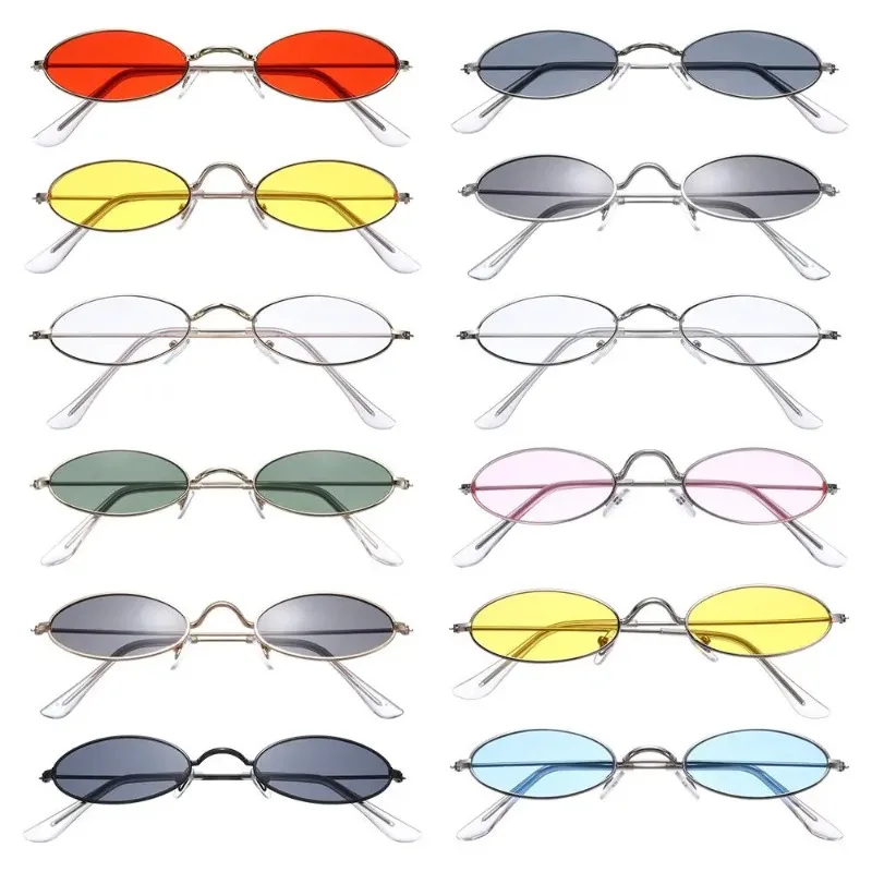Novos Óculos de Sol Ovais Pequ - Sunglasses Uv400 avaliação e preço