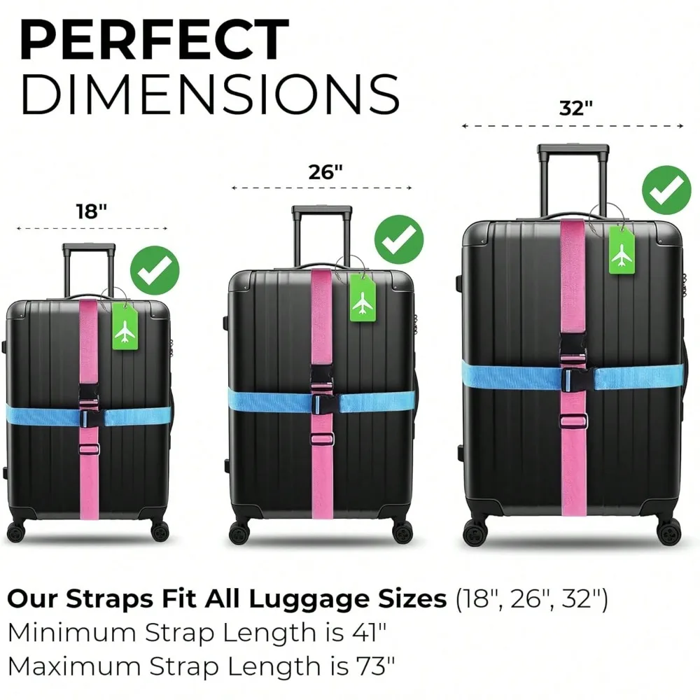 Conjunto de alça de bagagem co - Travel Luggage Set avaliação e preço