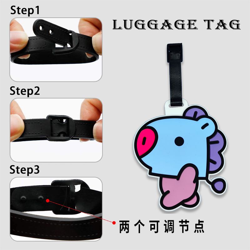 Chaveiro BT21 Cartoon Fofo Kaw - Travel Luggage Set avaliação e preço