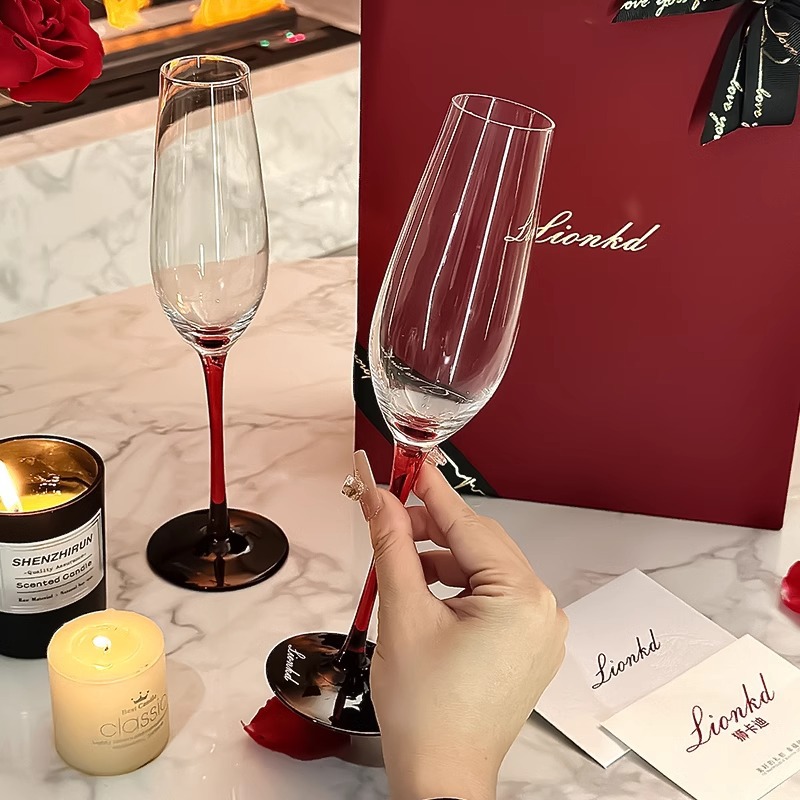 Copo de champanhe de cristal d - Luxury Gift Set avaliação e preço