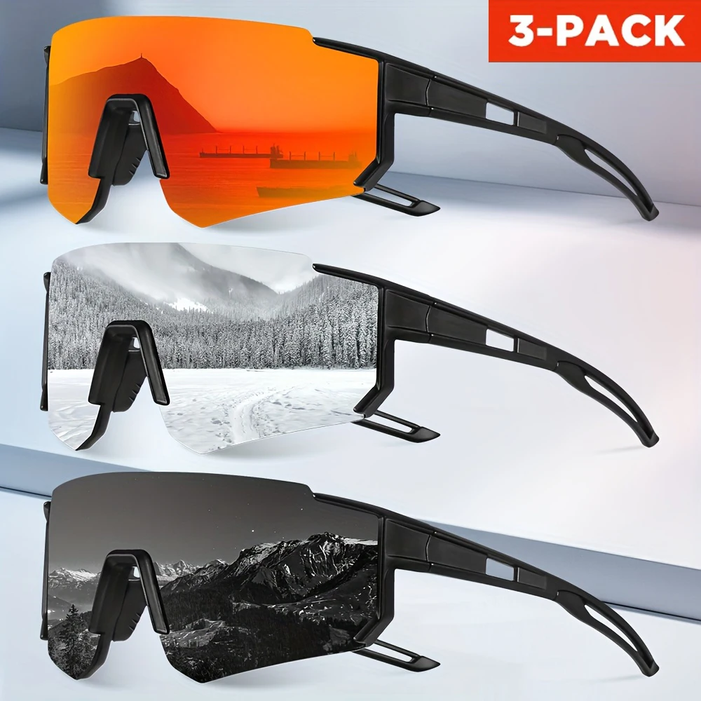 1/3 pares de óculos de sol gra - Sunglasses Uv400 avaliação e preço