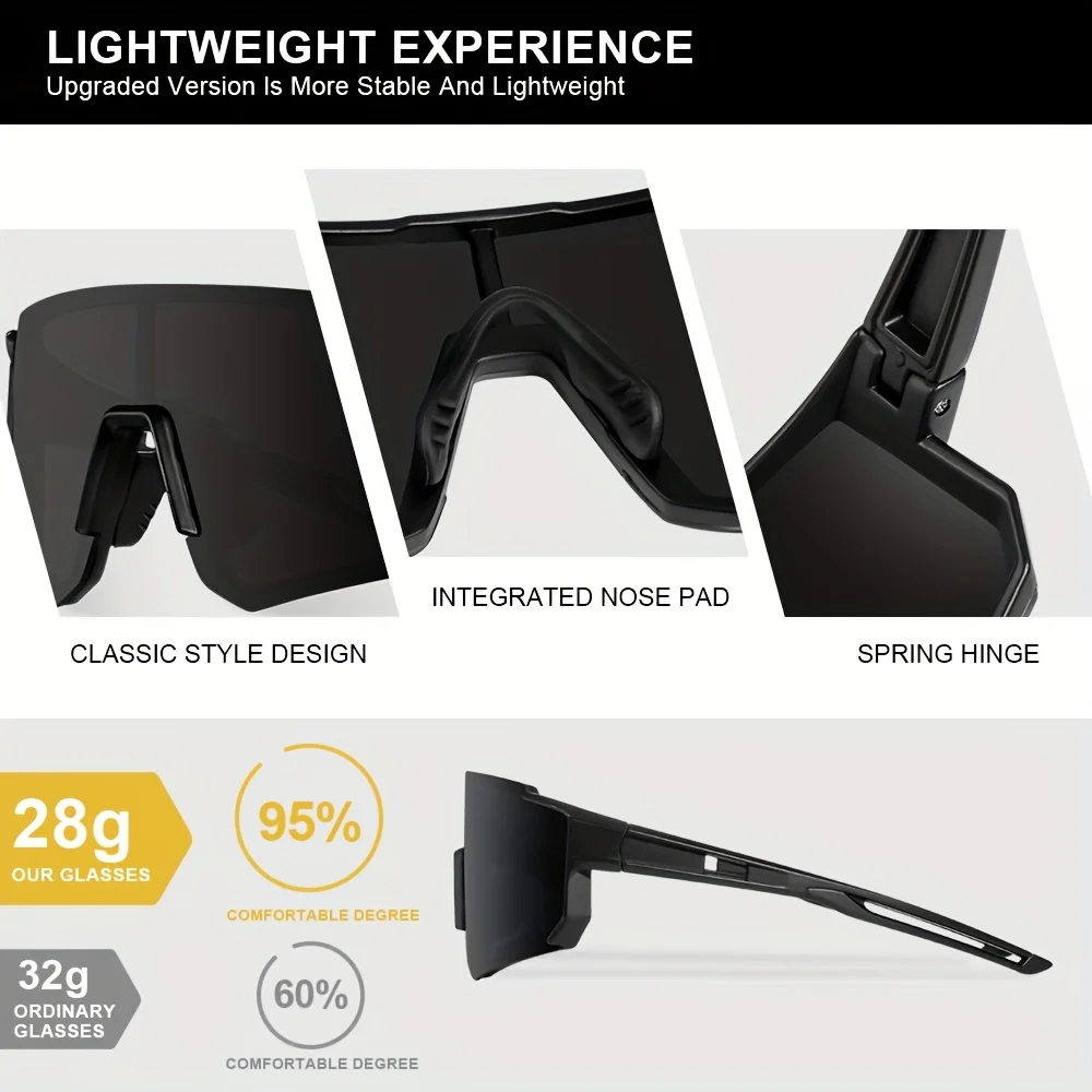 1/3 pares de óculos de sol gra - Sunglasses Uv400 avaliação e preço