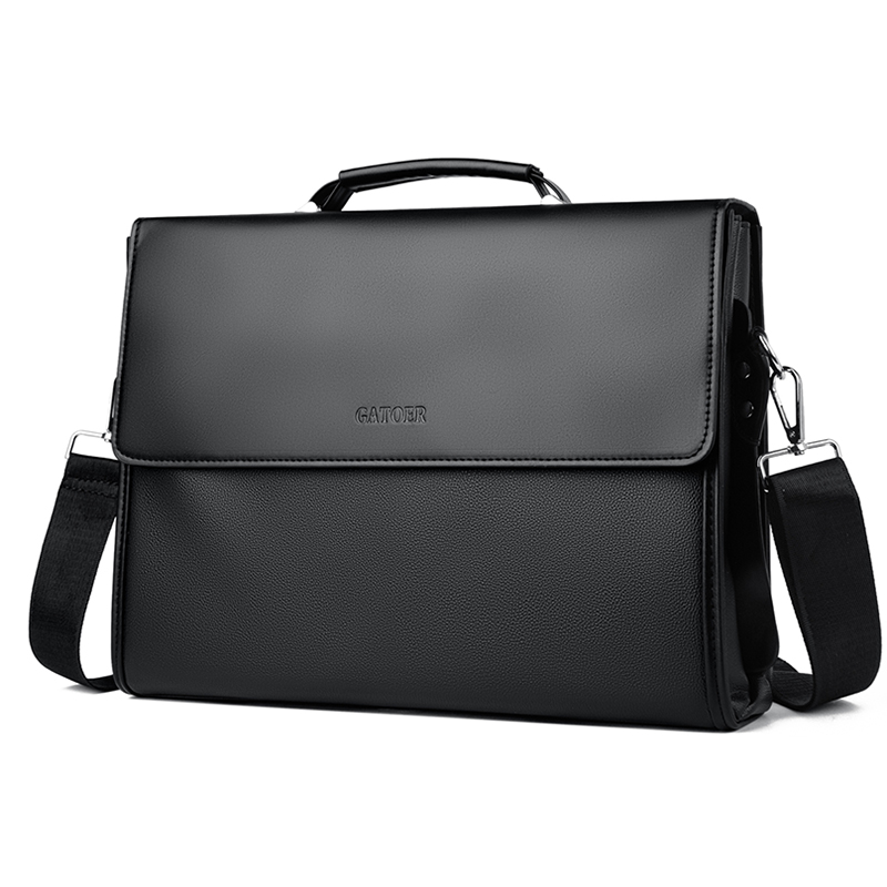 Bolsa de Ombro Casual para Hom - Leather Briefcase avaliação e preço