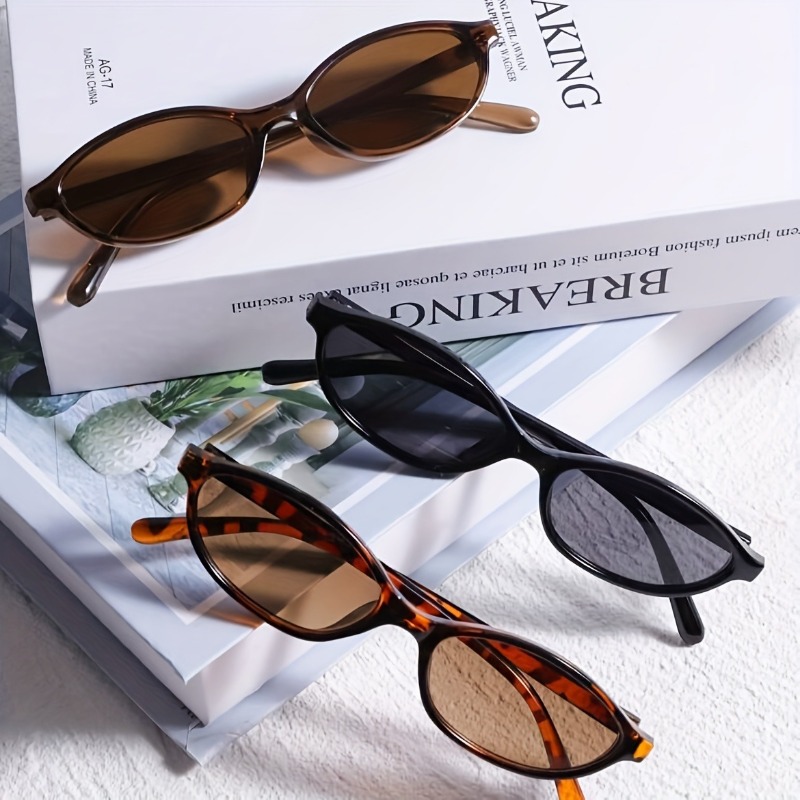 1/3 pares de óculos de sol fem - Sunglasses Uv400 avaliação e preço