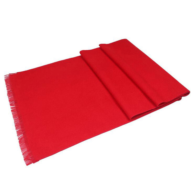 Lenço vermelho monocromático m - Cashmere Scarf avaliação e preço