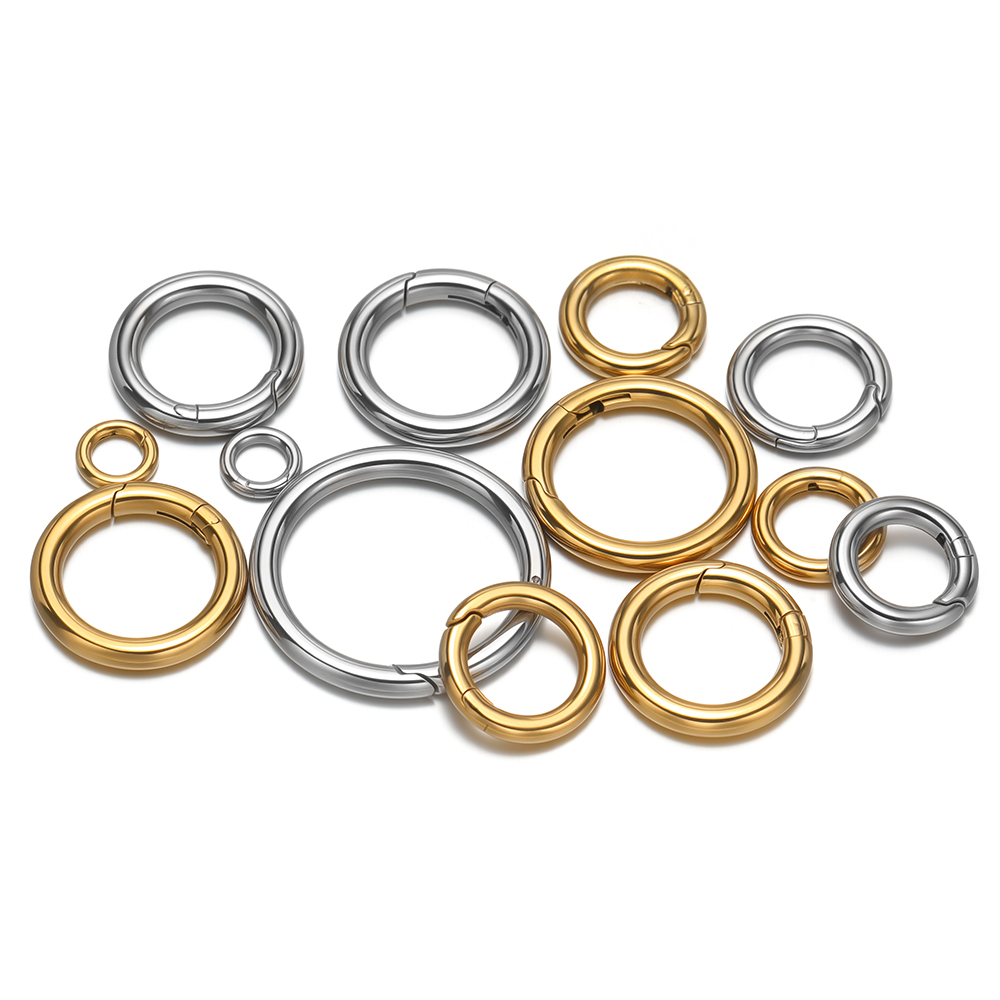 2 pçs/lote fechos de mola redo - Gold Plated Jewelry avaliação e preço