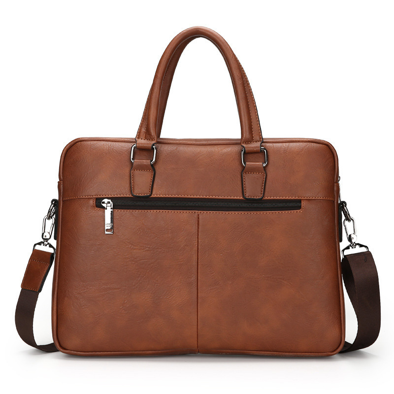 CFUN YA New Man Handbag 14 Pol - Leather Briefcase avaliação e preço