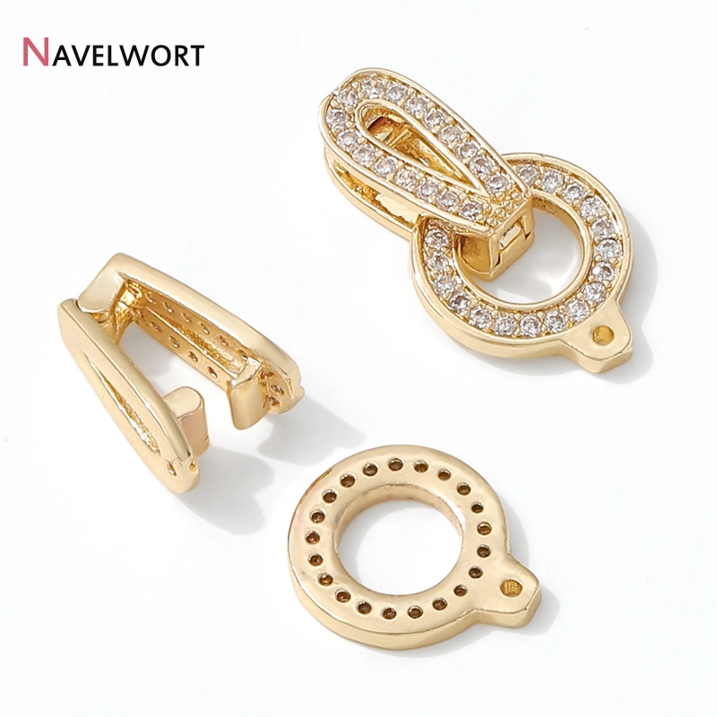 1/2/3 Peças Conectores de Fech - Gold Plated Jewelry avaliação e preço