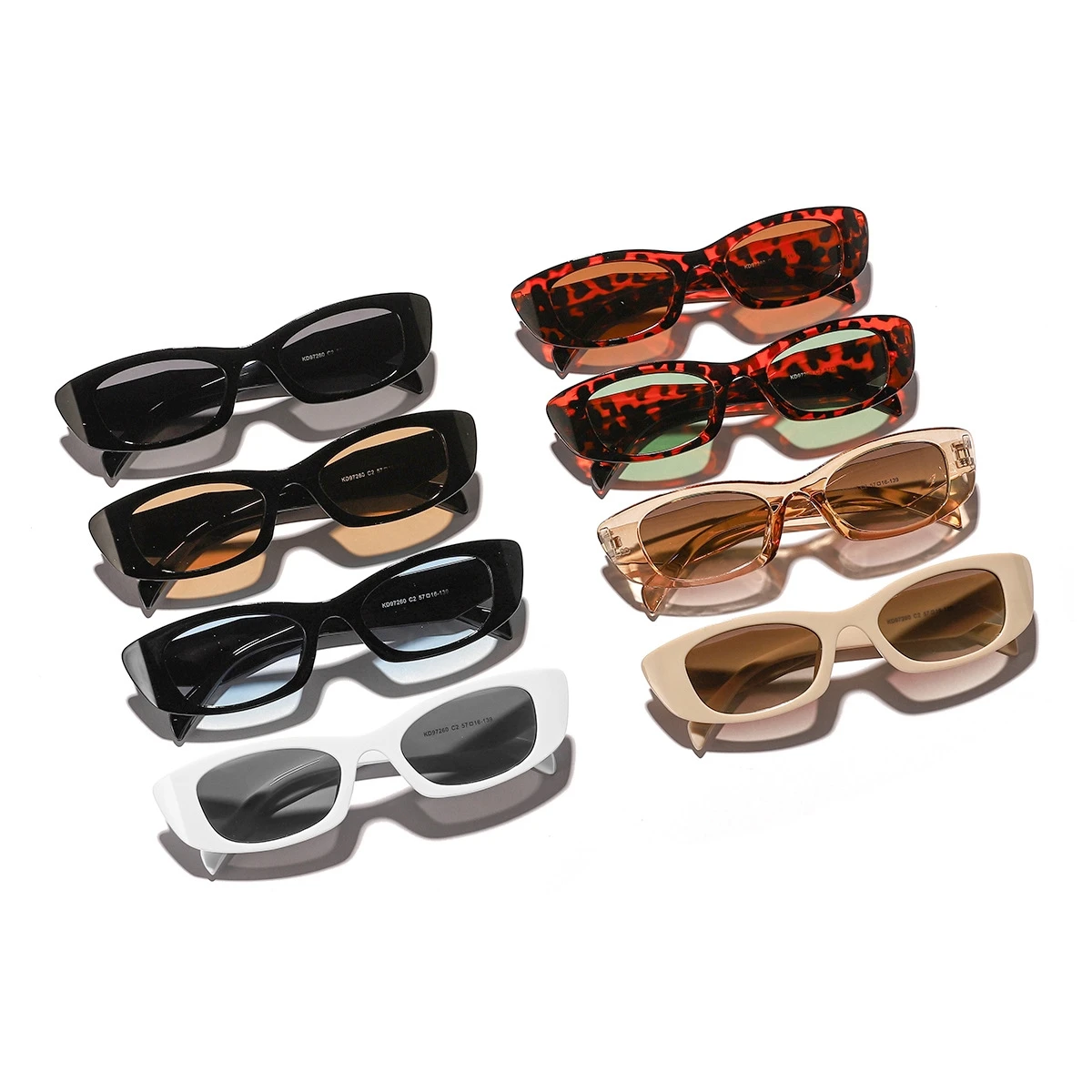 Óculos de sol quadrados pequen - Sunglasses Uv400 avaliação e preço