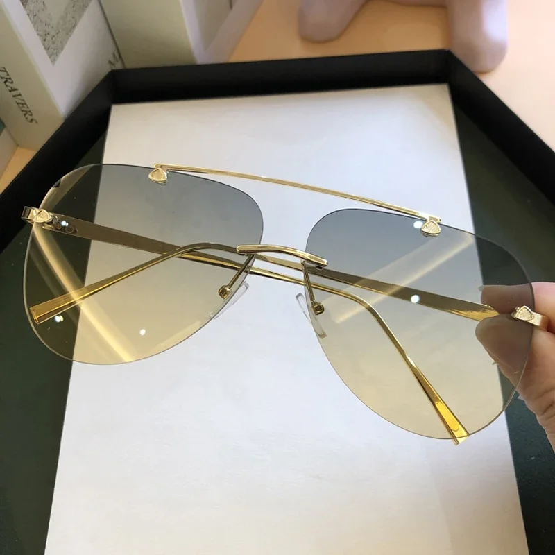 Óculos de Sol Vintage Sem Aro  - Designer Sunglasses avaliação e preço