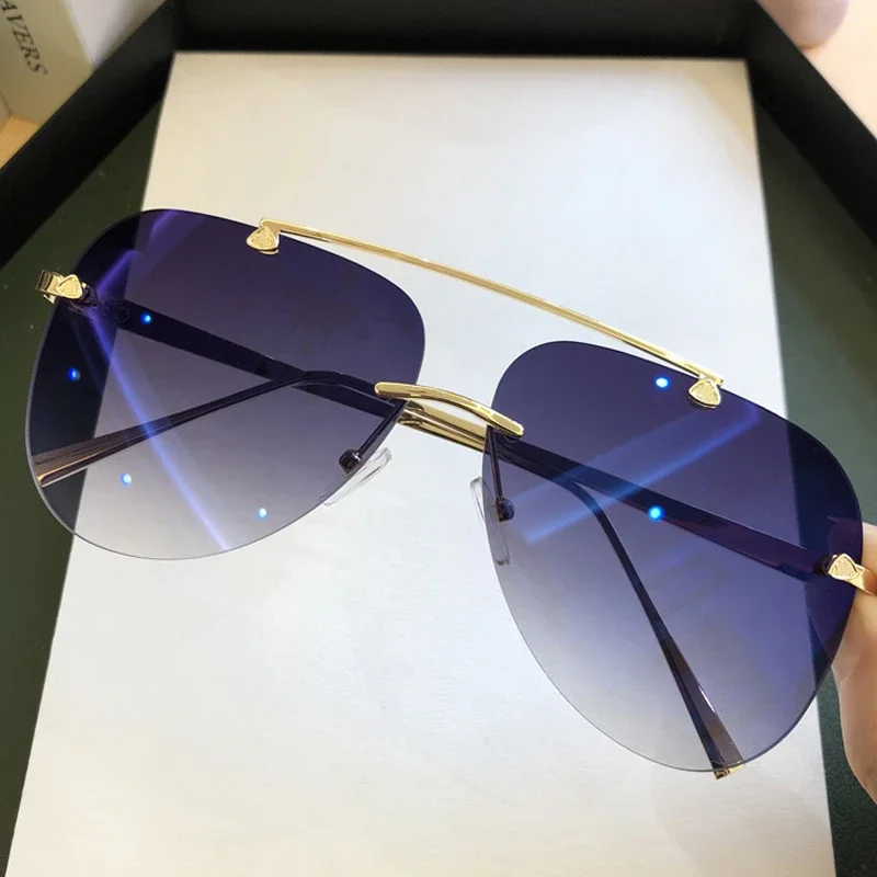 Óculos de Sol Vintage Sem Aro  - Designer Sunglasses avaliação e preço