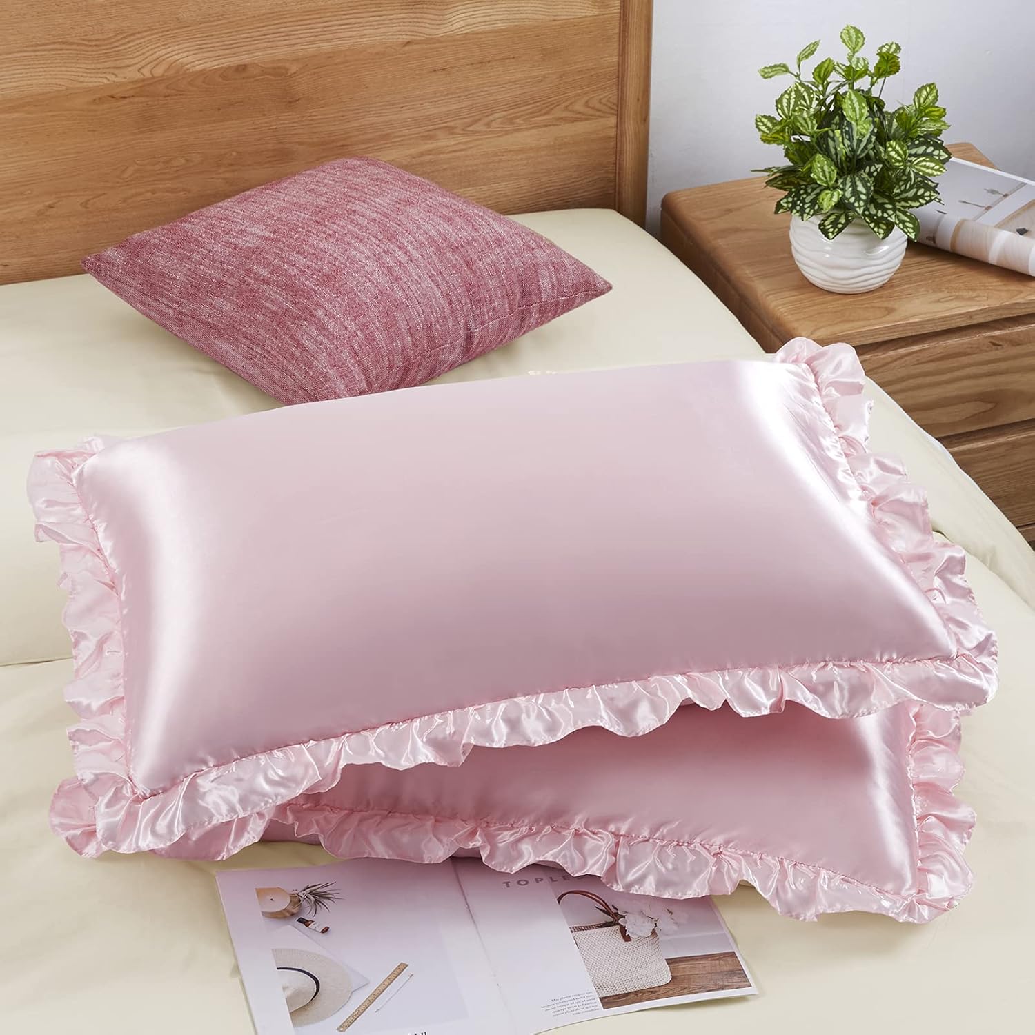 2 Peças de Fronhas de Cetim co - Silk Pillowcase avaliação e preço