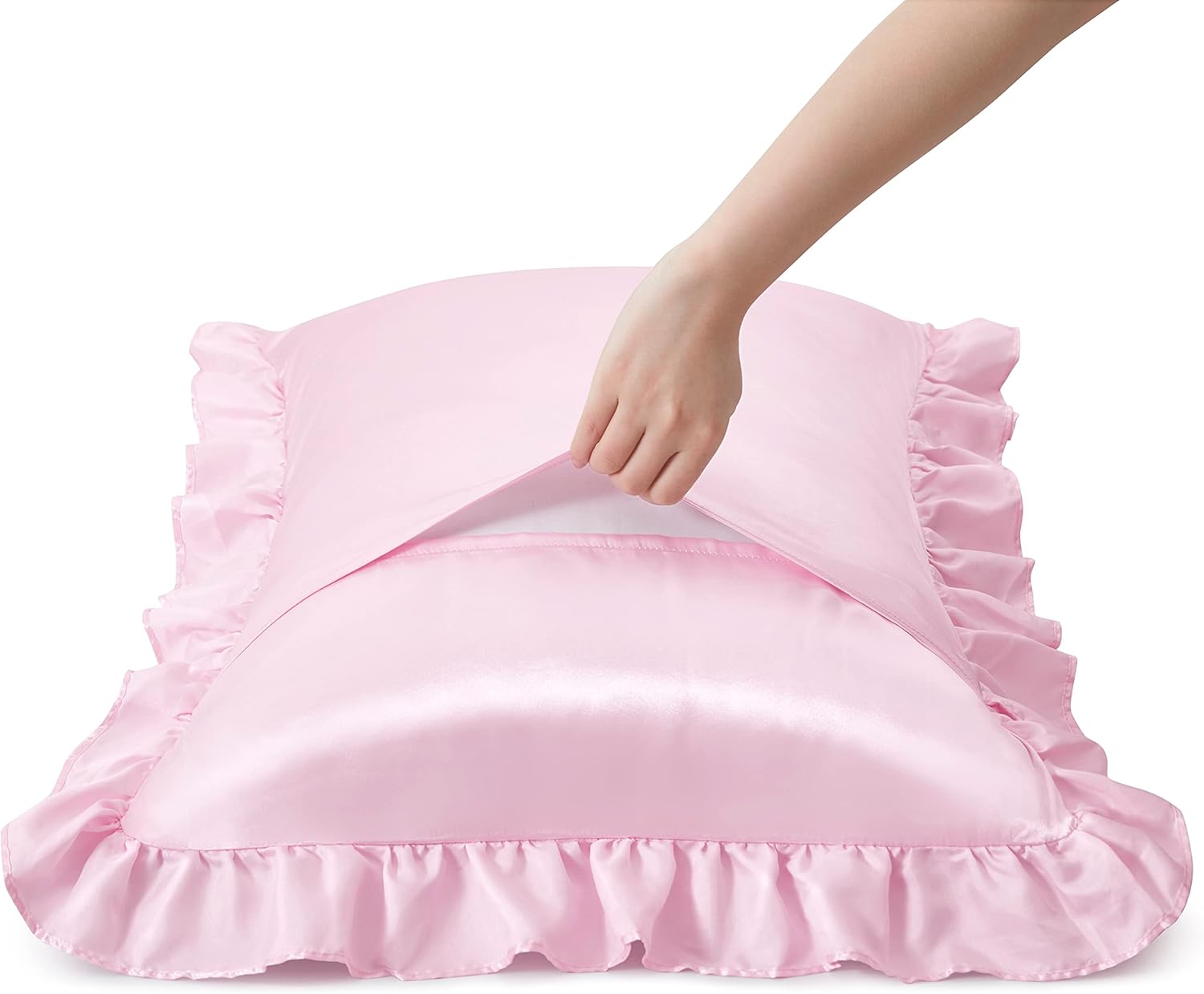 2 Peças de Fronhas de Cetim co - Silk Pillowcase avaliação e preço