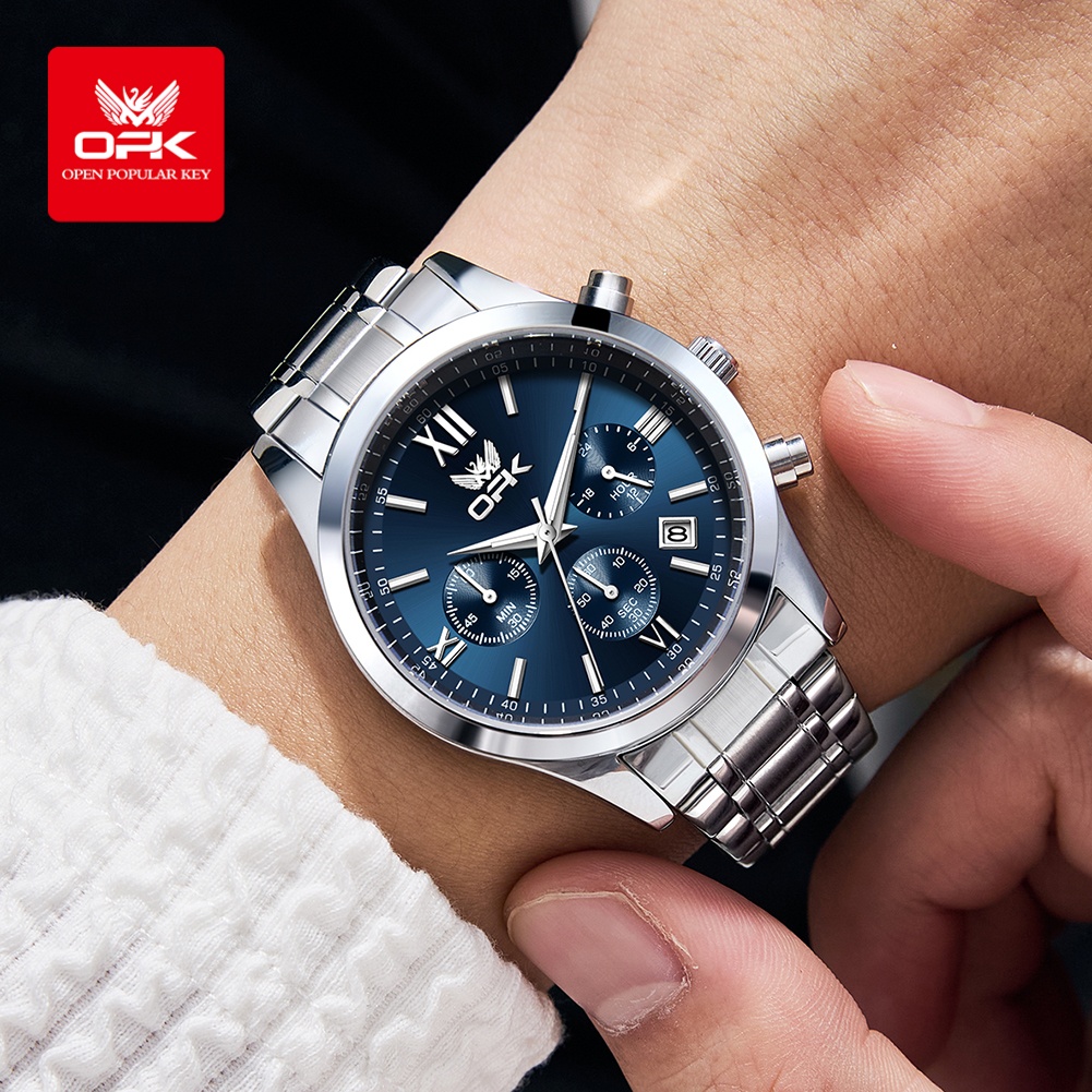 OPK 6052 Relógio Masculino Dat - Luxury Watch Men avaliação e preço